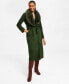 Фото #5 товара Women's Wool Blend Belted Coat