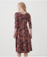 ფოტო #5 პროდუქტის Women's Organic Cotton Fit & Flare Midi Party Dress