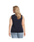 ფოტო #2 პროდუქტის Plus Size Supima Cotton Crew Neck Tank Top