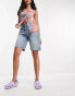 Фото #3 товара COLLUSION 90s baggy dad denim short in blue