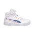 Фото #1 товара Puma Carina 2.0 Mid Colorblock Ac Slip On Toddler Girls White Sneakers Casual S