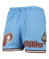 Men's Light Blue Philadelphia Phillies 2008 World Series Logo Mesh Shorts