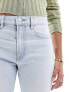 Фото #18 товара Stradivarius straight slim jean in light blue