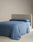 (140 gxm²) washed linen fitted sheet