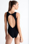 Фото #3 товара Shan 268957 Elegant high-neck One-Piece Swimsuit Caviar Size 10