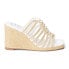 COCONUTS by Matisse Laney Wedge Womens Beige Casual Sandals LANEY-125