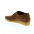 Фото #11 товара Clarks Weaver 26165082 Mens Brown Suede Oxfords & Lace Ups Casual Shoes