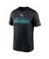 Фото #3 товара Men's Black Jacksonville Jaguars Legend Community Performance T-shirt