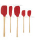 5-Pc. Flex-Core Wood-Handle Kitchen Spatula Set