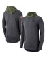 ფოტო #4 პროდუქტის Men's Anthracite Florida Gators Military-Inspired Long Sleeve Hoodie T-shirt