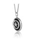 ფოტო #1 პროდუქტის Captain America Stainless Steel (316L) Shield Pendant, 22'' Chain