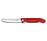 Фото #9 товара Нож кухонный Victorinox SwissClassic 6.7831.FB - с фиксацией лезвия - Нержавеющая сталь - Полипропилен (ПП) - Красный - 11 см - 130 мм