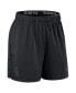 Фото #2 товара Women's Black Colorado Rockies Authentic Collection Knit Shorts