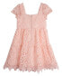 ფოტო #5 პროდუქტის Little Girls Lace Cap Sleeves Dress