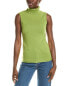 Forte Cashmere Sleeveless Turtleneck Cashmere Sweater Women's