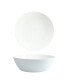 Amanda White Embossed Large Salad Bowl