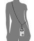 ფოტო #3 პროდუქტის Women's Black Alloy Crossbody iPhone Chain