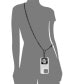 Фото #3 товара Women's Black Alloy Crossbody iPhone Chain