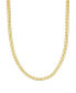 Curb Link 20" Chain Necklace in 14k Gold-Plated Sterling Silver