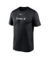 Men's Black Seattle Mariners Fashion Over Shoulder Logo Legend T-shirt