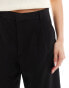 Pull&Bear tailored city short in black