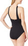 Фото #2 товара Michael Michael Kors 306203 Urban Gypsy Shirred Cross Front One-Piece, Size 6