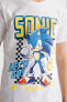 Фото #5 товара Erkek Çocuk Sonic the Hedgehog Kısa Kollu Şortlu Pijama Takımı C5508A824SM