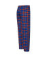 ფოტო #3 პროდუქტის Women's Royal, Orange New York Mets Arctic T-shirt and Flannel Pants Sleep Set