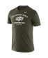 Фото #3 товара Men's Olive Oklahoma State Cowboys Stencil Arch Performance T-shirt