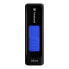 Transcend JetFlash elite JetFlash 760 64GB Blue - 64 GB - USB Type-A - 3.2 Gen 1 (3.1 Gen 1) - Slide - 12 g - Black - Blue