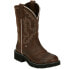 Фото #2 товара Justin Boots Inji Embroidered Round Toe Cowboy Womens Brown Casual Boots GY9909
