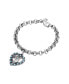 ფოტო #1 პროდუქტის Crystal Turquoise Horse Head Heart Shaped Bracelet