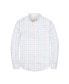 Фото #1 товара Men's Organic Long Sleeve Seersucker Button Down Shirt