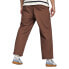 Фото #2 товара Брюки карго Puma MMQ Chino Flat Front Men's Brown Casual Athletic Bottoms 62401782