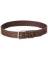 Фото #1 товара Savile Row Double Heavy Stitch Bonded Leather Belt Men's