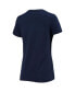 ფოტო #4 პროდუქტის Women's Navy Auburn Tigers T-shirt