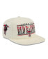 Men's White Texas Tech Red Raiders Throwback Golfer Corduroy Snapback Hat