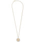 Men's Diamond Evil Eye 22" Pendant Necklace (1/2 ct. t.w.) in 14k Gold-Plated Sterling Silver