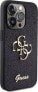 Guess Guess GUHCP15LHG4SGK iPhone 15 Pro 6.1" czarny/black hardcase Glitter Script Big 4G - фото #12