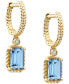 EFFY® London Blue Topaz (1-1/2 ct. t.w.) & Diamond Accent Drop Earrings in 14k Gold