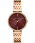 Women's Three-Hand Rose Gold-Tone Stainless Steel Watch 36mm, AX5912