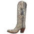 Фото #3 товара Corral Boots Distressed Glitter And TooledInlay Snip Toe Cowboy Womens Green Ca