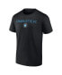 Фото #3 товара Men's Black Charlotte FC Ultimate Highlight T-shirt