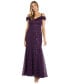 ფოტო #1 პროდუქტის Off-The-Shoulder Petite Lace Gown