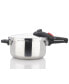 Фото #1 товара Elite Stainless Steel 4.2 Qt. Pressure Cooker, Created for Macys