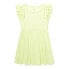 Фото #1 товара Wonder Nation Play Dress w/ Flutter Sleeves Toddler Girl 5T Lime Green Pullover