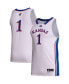 Men's #1 White Kansas Jayhawks Team Swingman Jersey