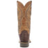 Фото #3 товара Lucchese Ruth Square Toe Cowboy Womens Brown Casual Boots M3692-WF