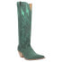 Dingo Thunder Road Embroidered Snip Toe Cowboy Womens Green Casual Boots DI597- 7.5 - фото #2