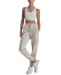 Women's Studded-Logo Cargo Jogger Pants